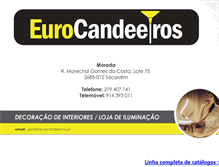 Tablet Screenshot of eurocandeeiros.pt